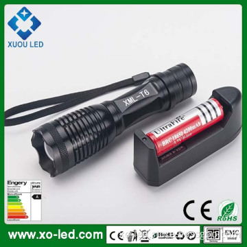 Super Bright Zoomalbe 10W CREE T6 LED Flashlight LED Torch Light